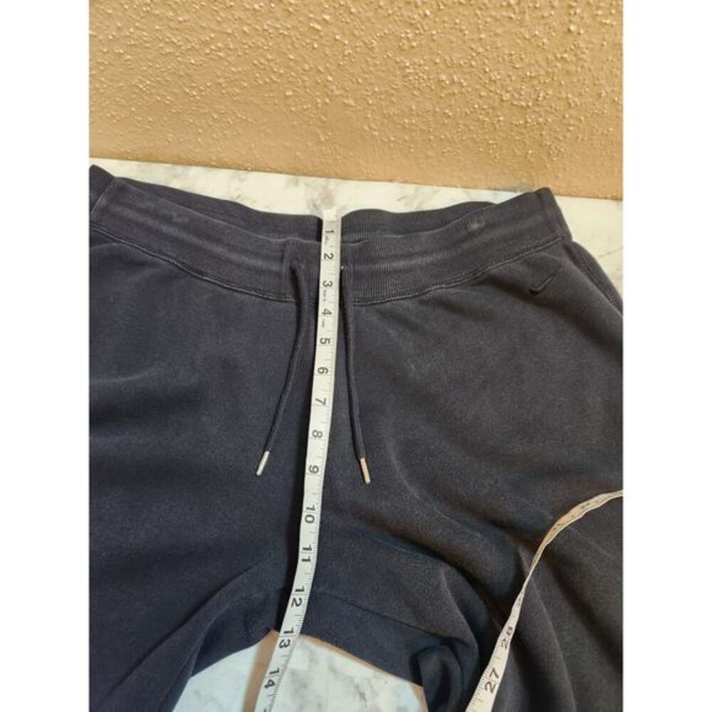 Nike Womens Solid Black Drawstring Sweatpants Hig… - image 6